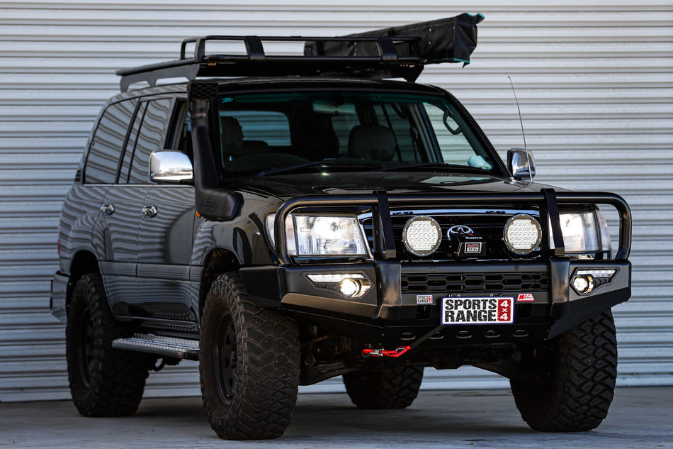 MCC 4x4 Phoenix Bullbar for Toyota Land Cruiser 100 series (1998-2007) [Black + Steel]